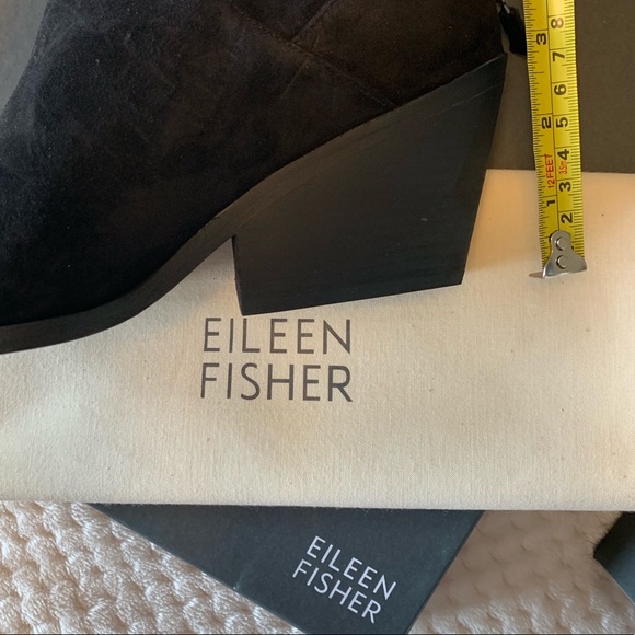 NWT Eileen Fisher Black Peer Bootie NIB 6.5, 8.5 - Picture 8 of 8